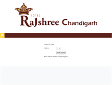 Tablet Screenshot of hotelrajshree.in
